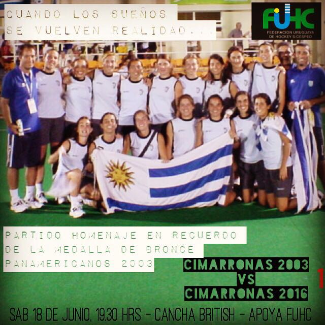 Flyer homenaje a Cimarronas 2013